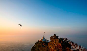 Mangyangdae in Dongdo at dawn