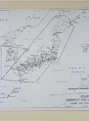 [지도] 군정청관할지도(軍政廳管轄地圖)